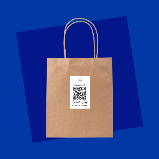 QR Code on bag