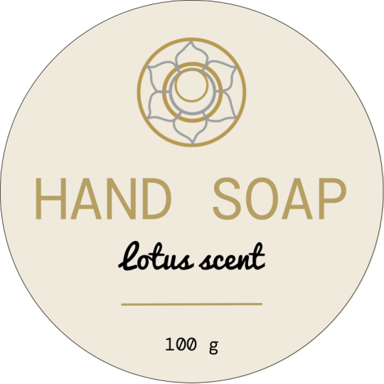 Soap Label 60 mm 