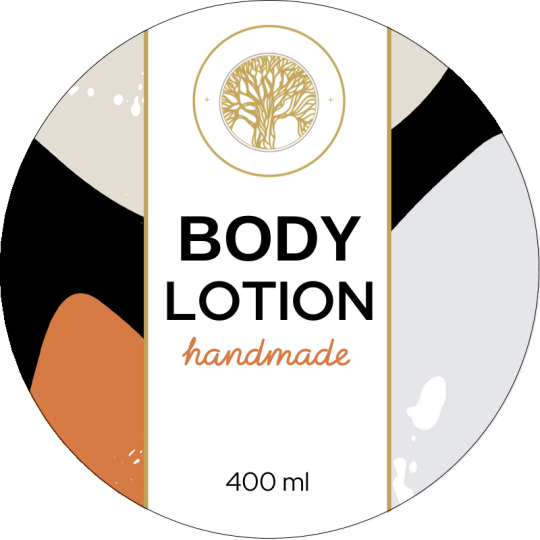Lotion Label 80 mm