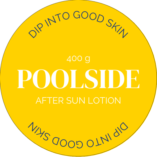 Sun Lotion Label 80 mm