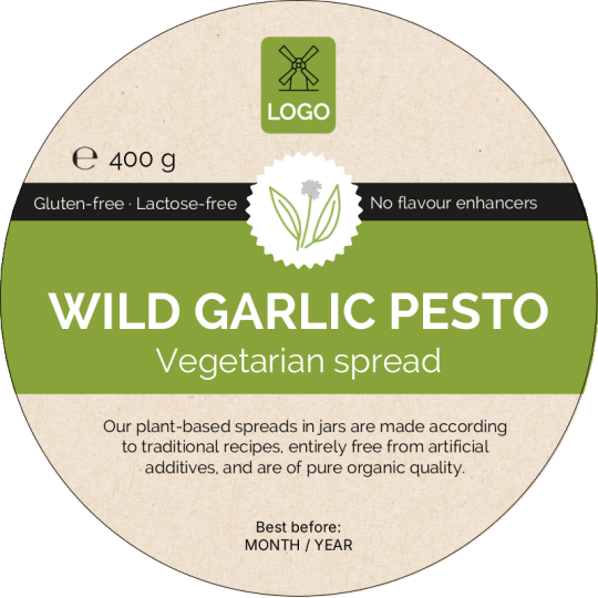 Pesto Label 100 mm