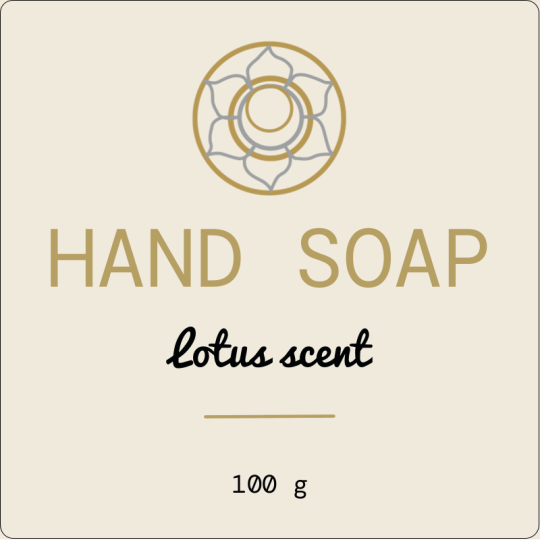 Soap Label 60 x 60 mm Square