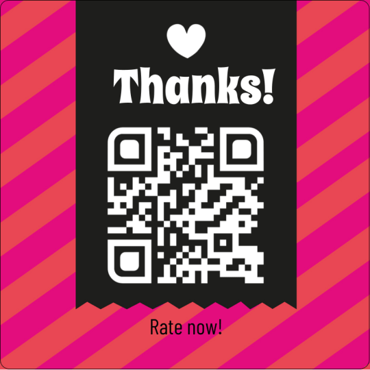Thanks 60x60 mm Square