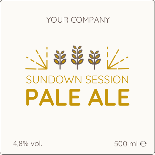 Ale Label 80 x 80 mm