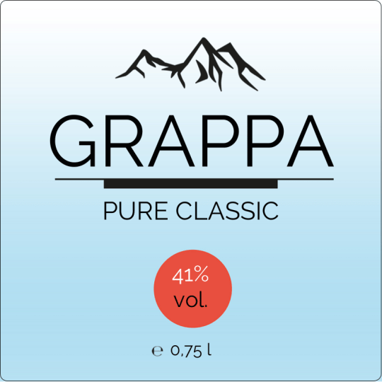 Alcohol Label 80 x 80 mm