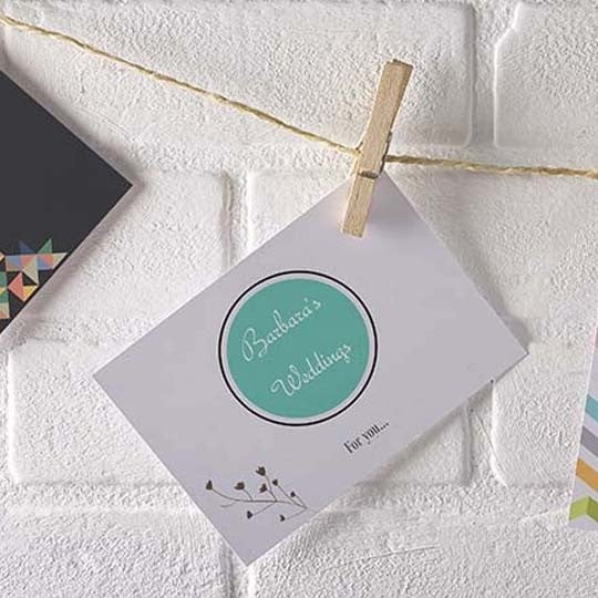 Custom postcard