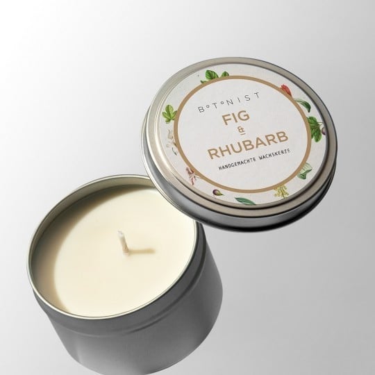 Round candle labels