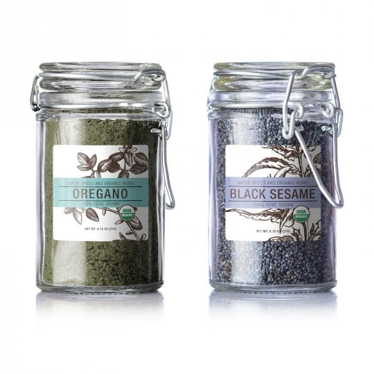 Square jar Labels