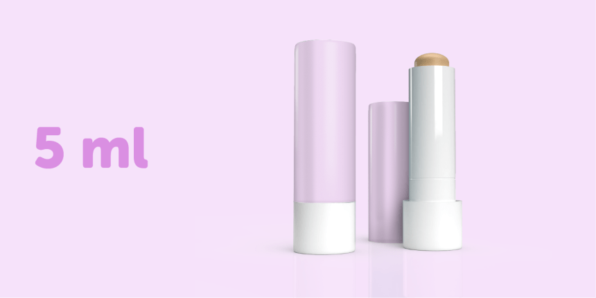 Avery recommended size for cosmetic jar labels 250ml