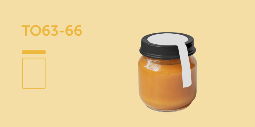 Jar Lid Label Size Guide 40x100mm label sticker