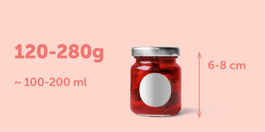 Jam Jar Size Guide 30mm Round Label