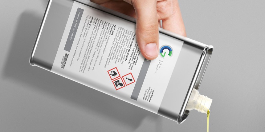Industrial chemical waterproof paper labels
