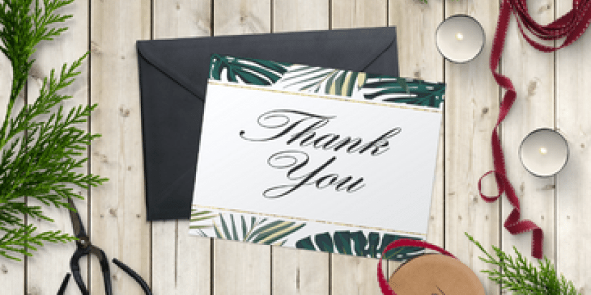 Thank You Card