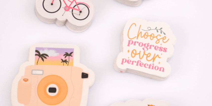 Die cut stickers