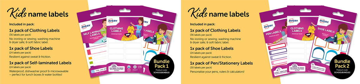 Back to school bundle packs banner