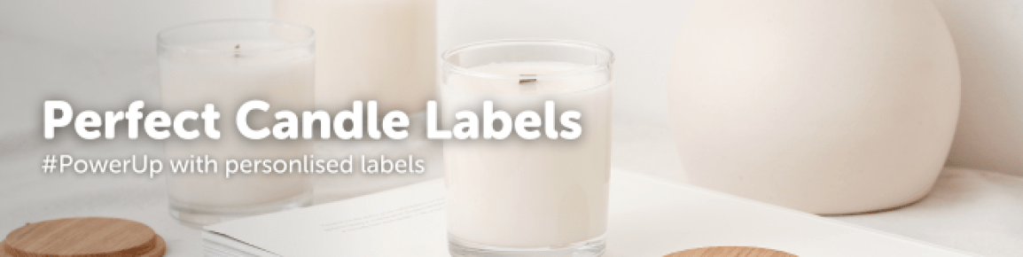 Candle Labels - Printed in the UK, Fast Turnaround