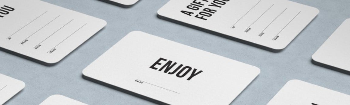Blog image - business cards white enjoy