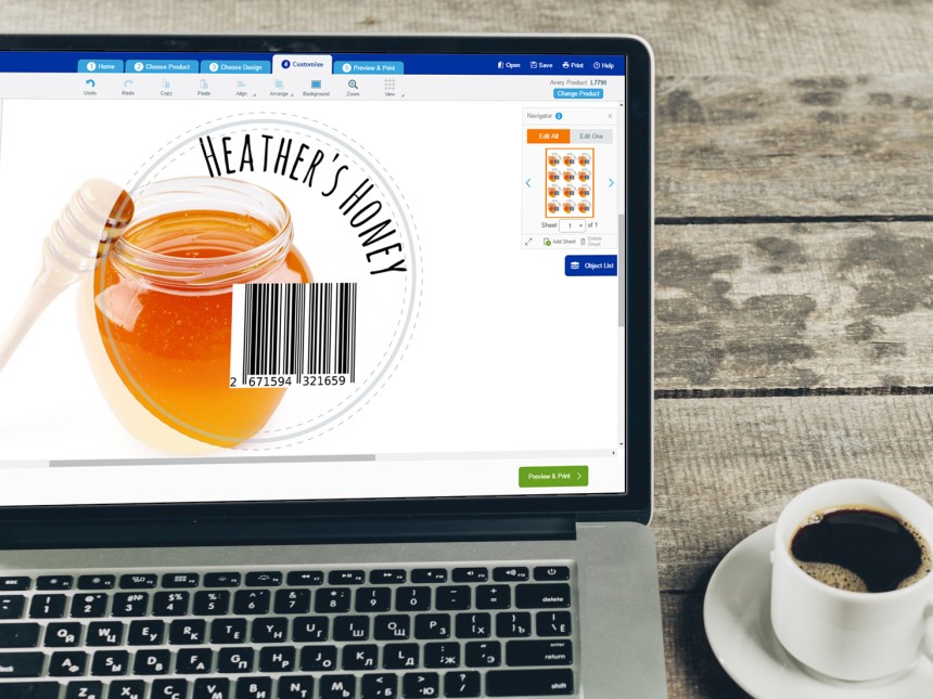 Generate barcodes and QR codes