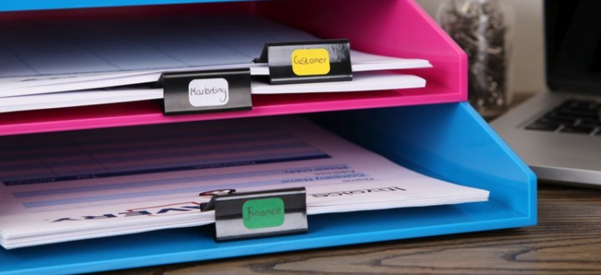 bulldog clips on paperwork
