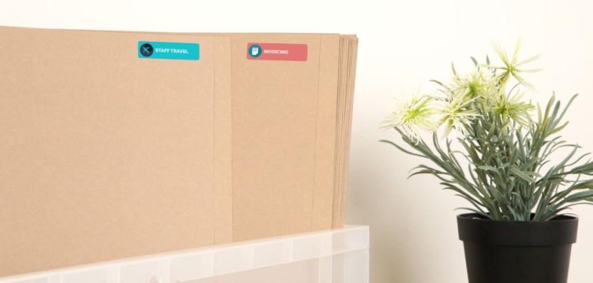 label file tabs