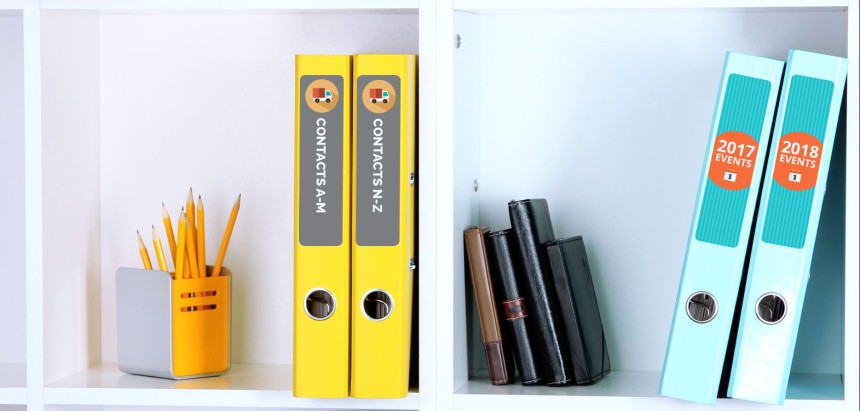 label you ring binders and folders
