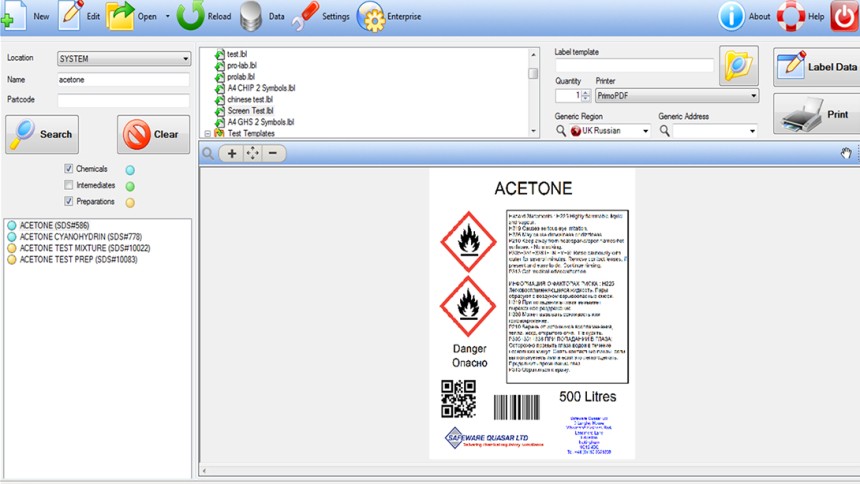 GHS Software