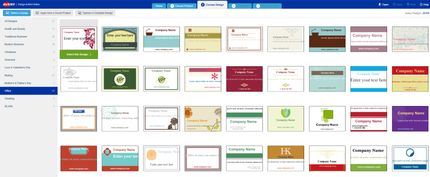 Use Avery Design & Print to create your food labels