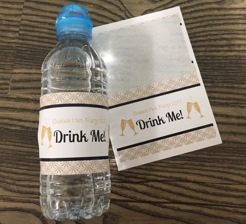 Custom Hen Party Hangover & Survival Kits | Avery UK | Avery
