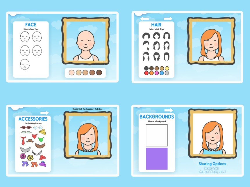 Create a cartoon you using Twinkl’s Avatar Creator