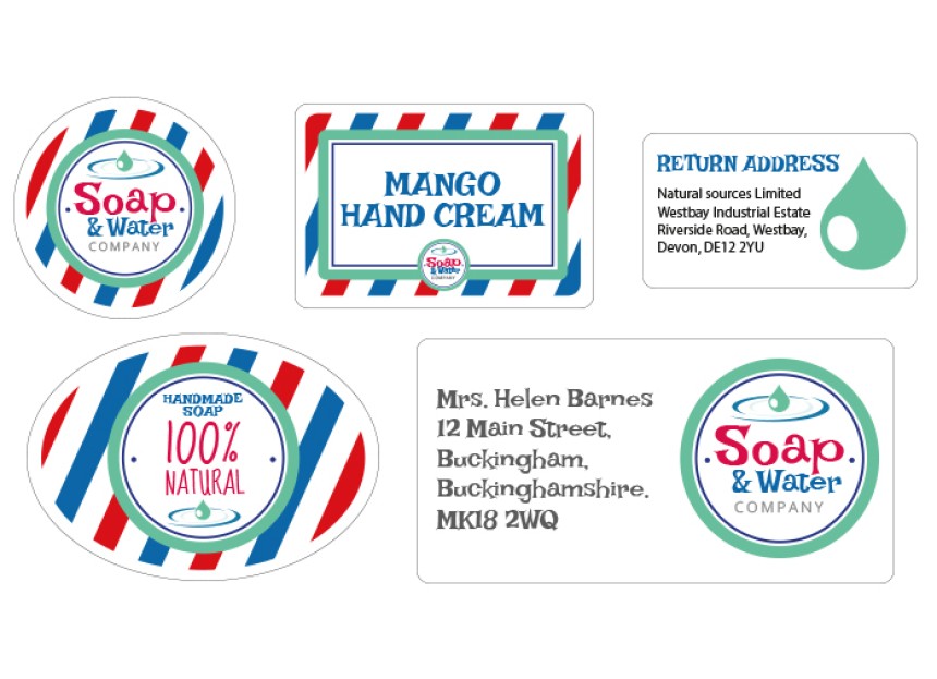 striped soaps