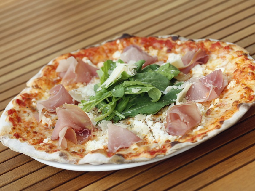 Parma ham Pizza