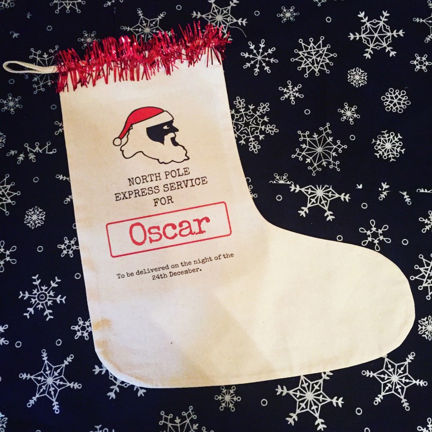 Personalise Santa's sacks and Stockings with Avery Fabric transfers