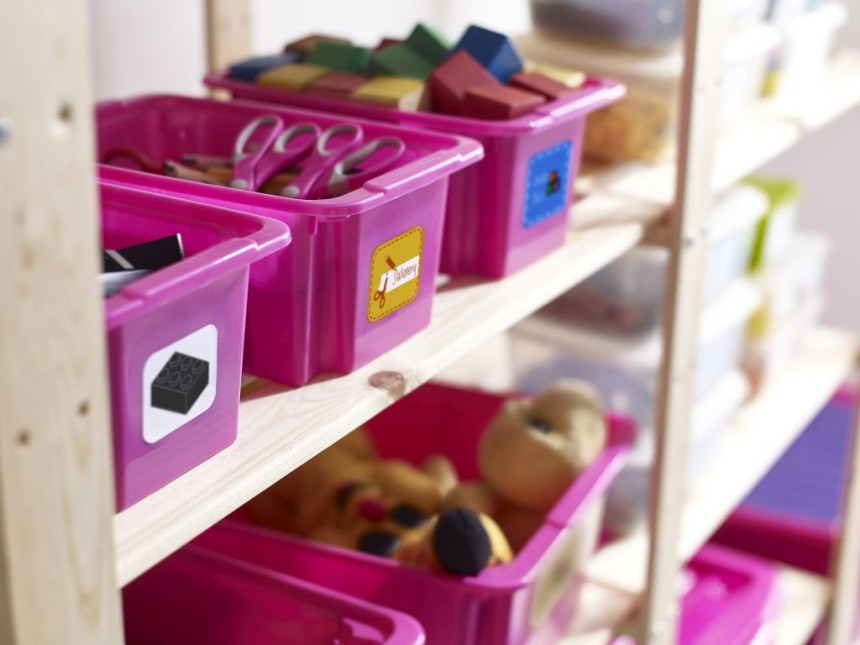 Storage box labels