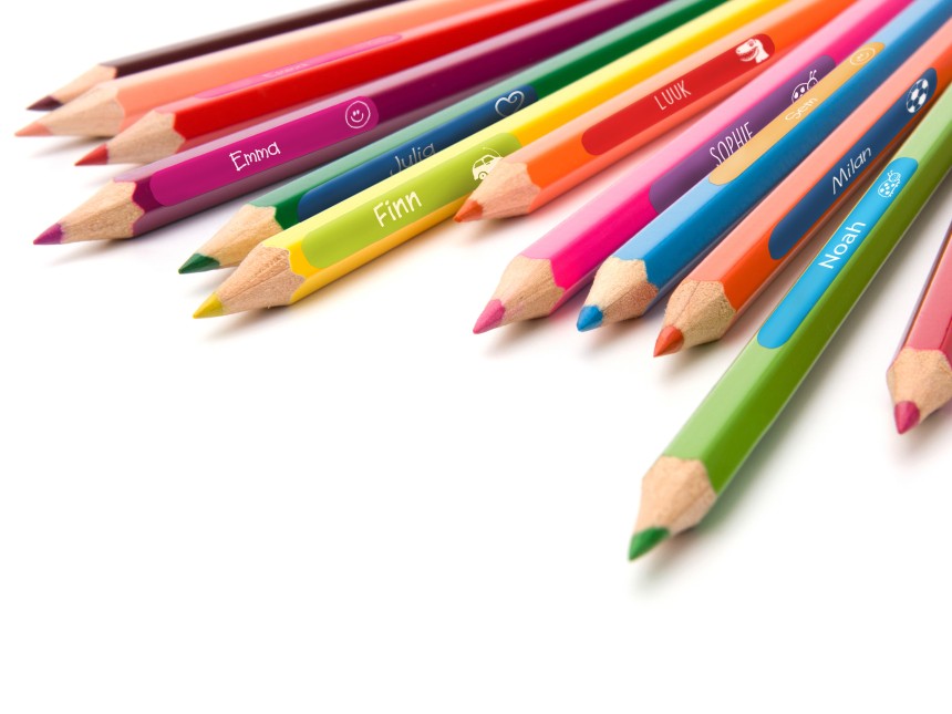 Use Avery Labels to name your stationery items