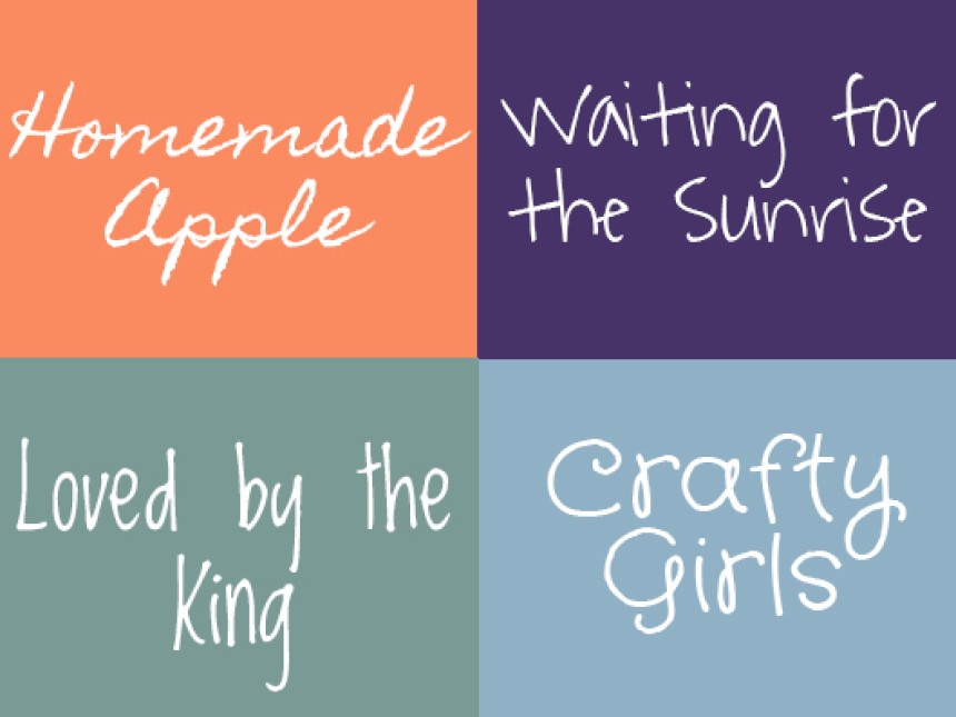 Avery Design & Print Handwritten Fonts