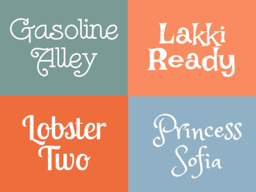 Avery Design & Print Playful Fonts