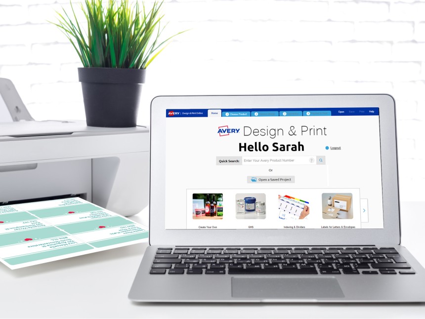 Avery Design & Print Online Template Software