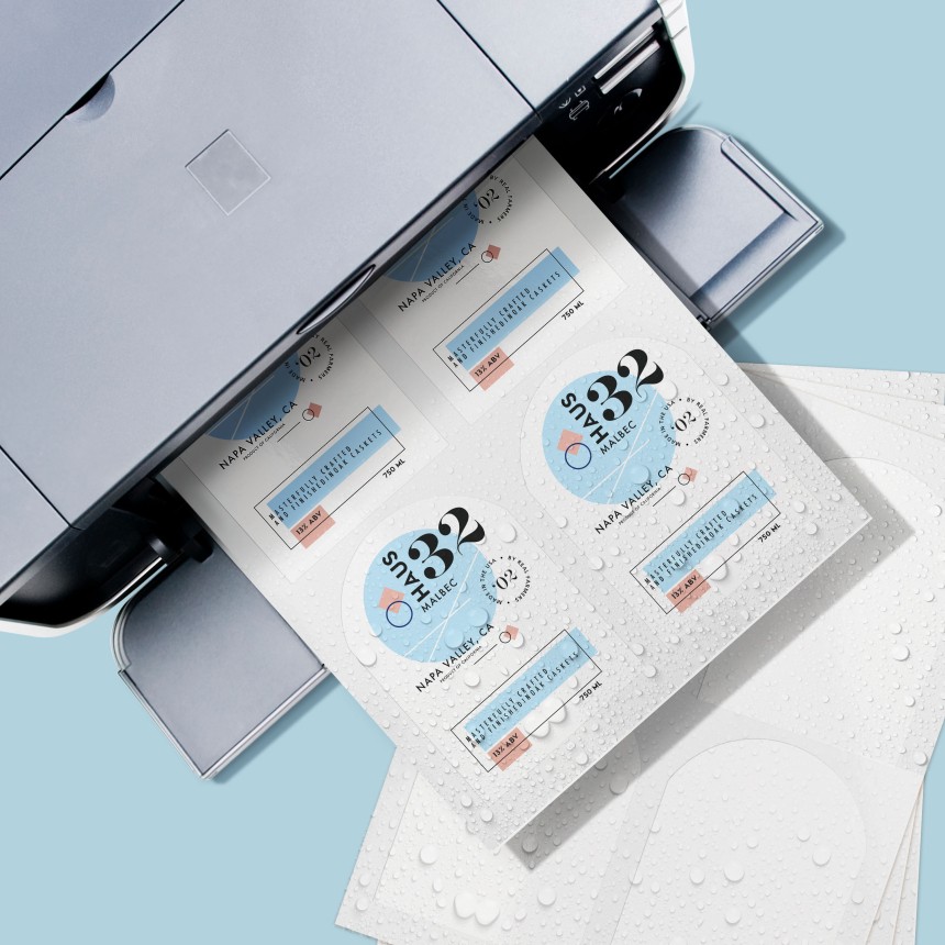 Blank Waterproof Labels