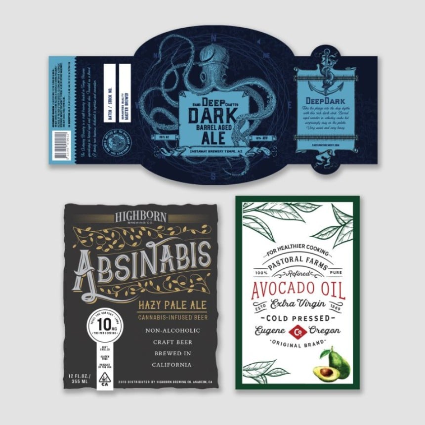 How to change font on avery labels