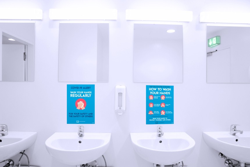 Avery COVID Signs - Coronavirus Hand Washing Posters