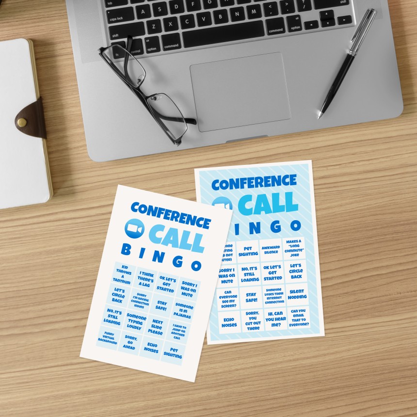 virtual teaming building_conference call bingo