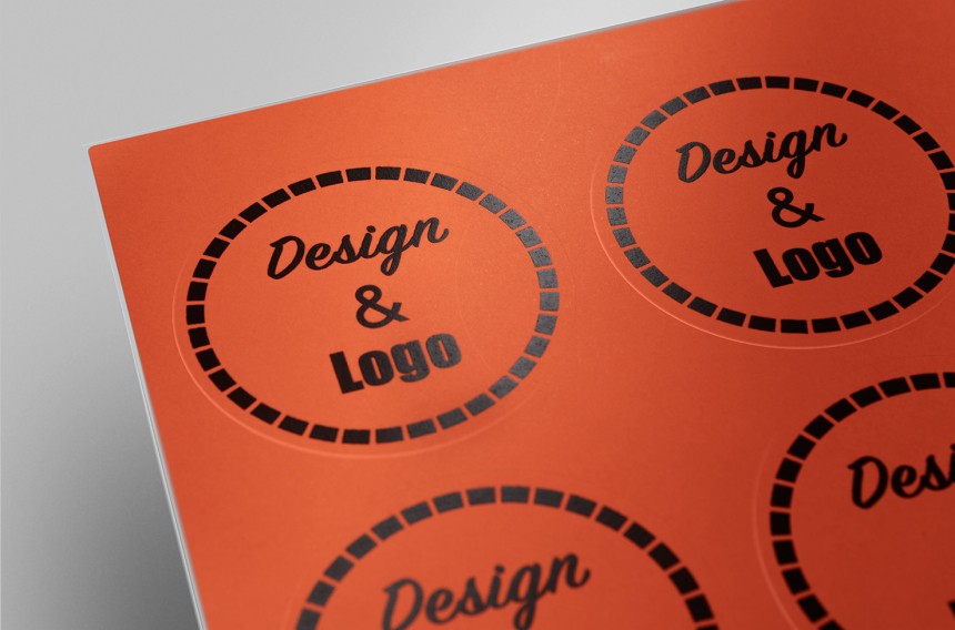 Red Paper Labels