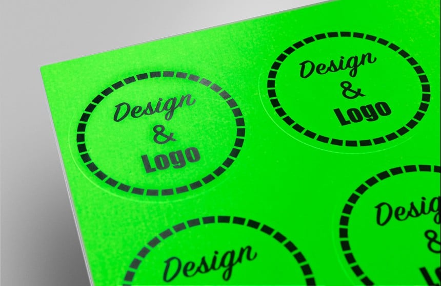 Green Neon Paper