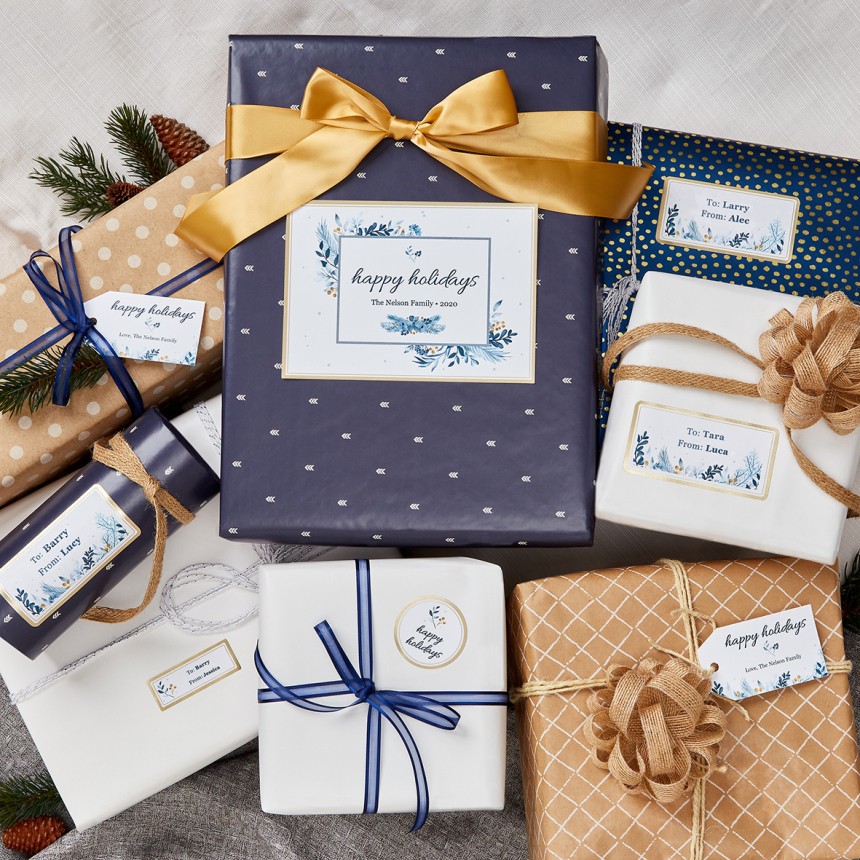 Create a co-ordinated Christmas with Avery labels and templates