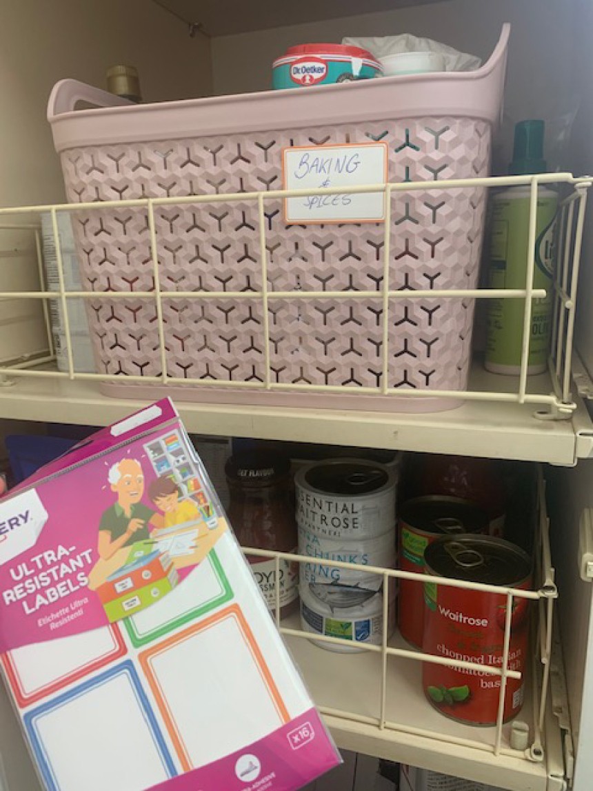 at home with avery_kitchen organising_resistant labels family