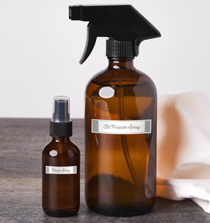 Avery Waterproof Self -Laminating labels - label up your cleaning supplies