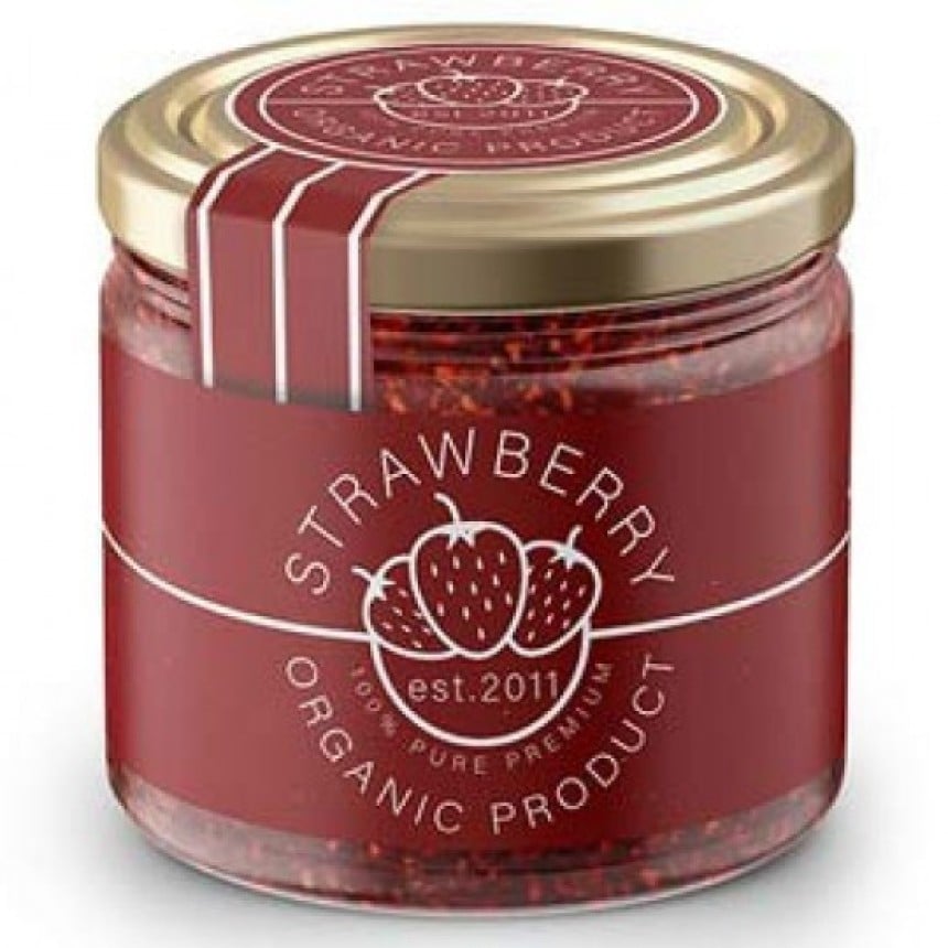 jam jar seal label