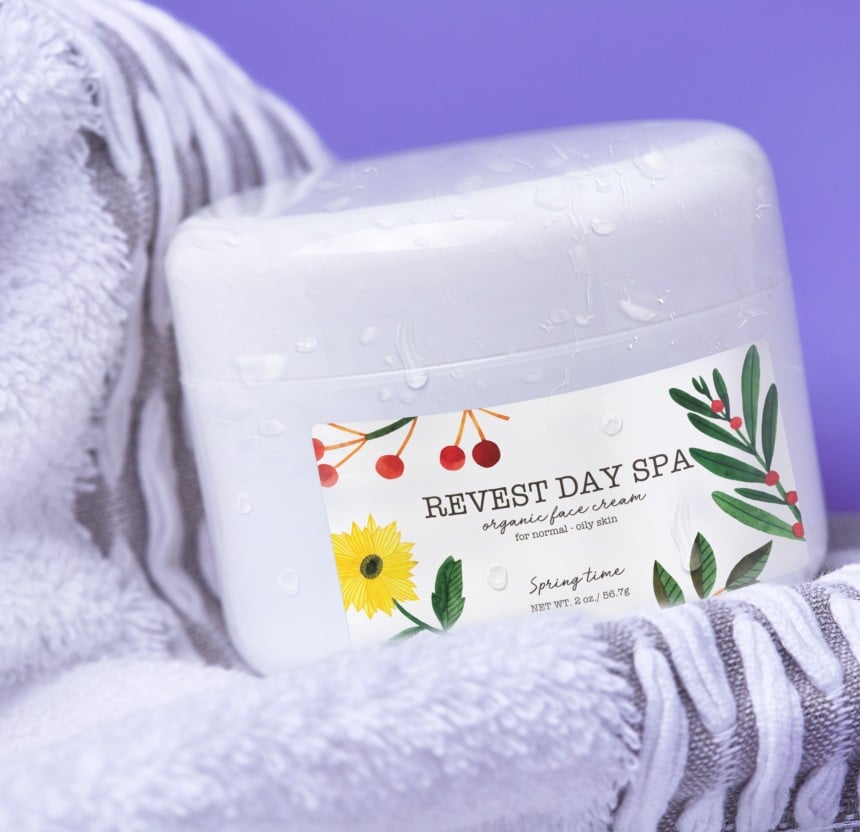 Avery Blank Waterproof Labels for Cosmetic and Beauty Products