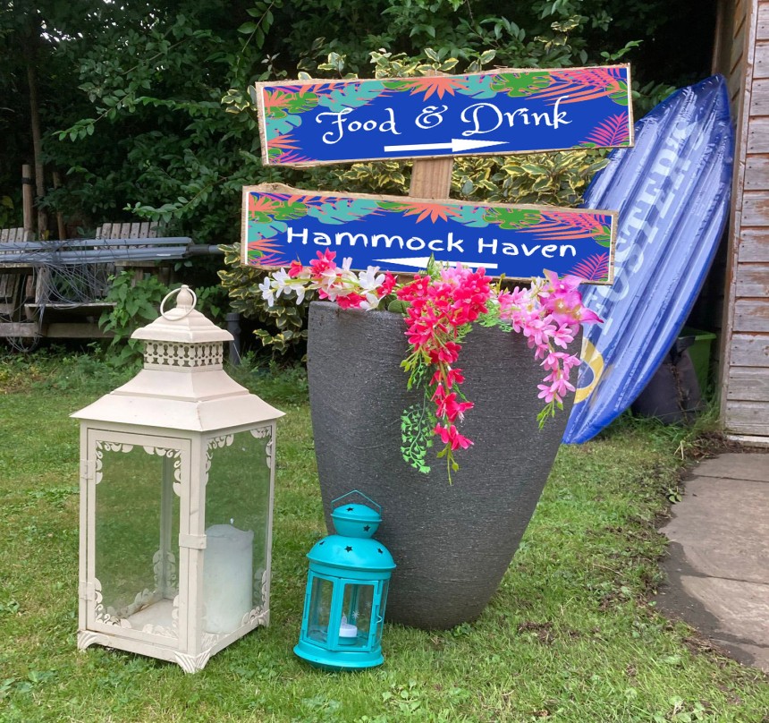 Avery Waterproof labels make great outdoor signage