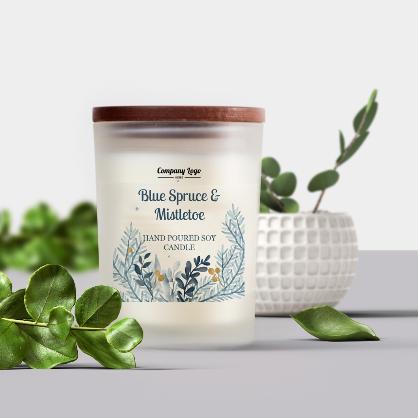Avery Wintery Label Template